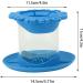 DIXII Blue Makeup Brush Holder - Detachable & Drainable Design for Home & Dorm | International Shipping Available - Buy Online on SooperMarket.com