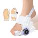 ANGGREK Orthopedic Toe Straightener - Hallux Valgus Corrector with Adjustable Degrees - Silicone Prevents Overlapping Toe Valgus - Black Buckle - Buy Online on SooperMarket.com