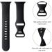 Acrbiutu Silicone Sport Band for Apple Watch 38/40/41mm - Black, S/M - Buy Online on SooperMarket.com
