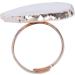 1 Pc Resin Stone Color Nail Art Ring Palette Finger Ring Plate Acrylic Polish Cream Foundation Mixing Nail Art Equipment - Buy Online on SooperMarket.com