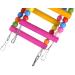 Ladder Bird Toys for Parrots and Small Pets - Wooden Cage Swing & Perch Trainning Toy with 10 Ladders - Buy Online on SooperMarket.com