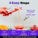 Bubble Tea Kit - Mango & Strawberry with Apple & Strawberry Popping Boba | Serves 6 | Low Calorie & Low Sugar Fruit Tea Concentrate - Buy Online on SooperMarket.com