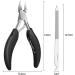 Toe Nail Clipper for Thick or Ingrown Toenails Heavy Duty Toe Nail Clippers Toenails Trimmer Professional Ergonomic Toenail Clippers with Surgical Stainless Steel Sharp Blades - Buy Online on SooperMarket.com
