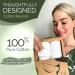 200 Pack Beautiful Mind Cotton Rounds- Lint Free, Eco-Friendly Makeup Remover Pads for Makeup, Nail Polish & Baby Care - Compostable & Kraft Box Included - Buy Online on SooperMarket.com