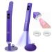 SAVILAND Handheld Magnetic U V Light for Nails: 2-in-1 Fast Curing U V Nail Dryer Nail Stamper Magnetic Stand Wireless Handheld LCD Display Screen Nail Light Portable Mini Nail Dryer Gel Lamp Light