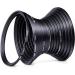 K&F Concept 18-Piece Filter Ring Adapter Kit - Metal Stepping Rings Set for Camera Lens Filters (Black) - Buy Online on SooperMarket.com