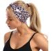 Wiwpar Boho Headbands for Women - Criss Cross Elastic Leopard Twist Hair Wraps | Pack of 2 for Yoga & Outdoor Style 3 - Buy Online on SooperMarket.com