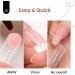 Beetles Poly Nail Extension Gel Starter Kit - 6 Jelly Colors 15ml - Quick Building Hybrid Gel with UV Light - PolyGel Nail Set - Buy Online on SooperMarket.com