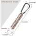 5-Piece Paracord Key Rings with Carabiner Hook | Ideal for Cycling Mountaineering Camping & Outdoor Activities - Buy Online on SooperMarket.com
