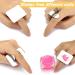 1PC Stainless Steel Nail Art Palette Ring - Mini Polish Holder for Creative Nail Designs - Buy Online on SooperMarket.com