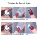 Premium Silicone Nail Art Stamper Set - Jelly Nail Stamper & Scraper for DIY French Nail Designs - International Shipping Available - Buy Online on SooperMarket.com
