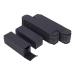 BENECREAT 50 Pack 3.5x1x1 Black Kraft Paper Lipstick Box Lip Balm Kraft Box for Birthday Festival Wedding Packaging 3.5x1x1 Inch (Pack of 50) Black