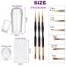 Famidiqgo Nail Stamper Set - French Tip Nail Art Kit with Clear Jelly Stamper Scraper & 3 Double-Ended Brushes for DIY Manicures - Buy Online on SooperMarket.com