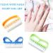 Nail Clean Brush Set - Double Sided Finger Cleaning Brushes (3 Pcs) | Strong Bristles, Ergonomic Handle | Ideal for Fingernails & Toenails - Buy Online on SooperMarket.com