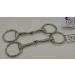 Shop D Ring German Silver Bit for Minishetty & Minipony - Sizes 7.5 to 11.5 - International Shipping Available - Buy Online on SooperMarket.com
