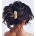 Gorais Leaf Bride Wedding Hair Comb - Bridal Hair Piece for Women and Girls in A-Gold - Buy Online on SooperMarket.com