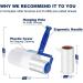 Lint Rollers for Pet Hair Remover Roller Sticky Roller Clothes Brush 600 Sheets Adhesive Roller with 10 Lint Roller Refills & 2 Handles for Coat Fabric Bed Fluff & Dust - Buy Online on SooperMarket.com