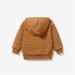 PatPat Toddler Hoodie 5-6 Years Brown | Boy Girl Solid Color Textured Sweatshirt with Pocket - Buy Online on SooperMarket.com