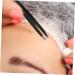 PLAFOPE Double-Ended Eyebrow Tweezers Eyebrow Tweezer Professional False Eyelash Pick Tool Professional Tweezer Specialty Tools Eyebrow Trimming Tweezer Stainless Steel - Buy Online on SooperMarket.com