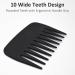 Professional Anti Static Wide Tooth Detangling Comb - Salon Quality Afro Comb for Men and Women - Buy Online on SooperMarket.com
