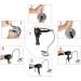 KUIKUI Hands-Free Hair Dryer Holder with 360 Rotation - Perfect for Drying Hair Nails and Pets - Buy Online on SooperMarket.com
