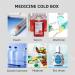 Travel Medicine Cooler Mini Fridge Portable Insulin Refrigerated Box/Insulin Cooler/Drug Reefer/Car Mobile Small Refrigerator USB Charging (Color : 2batteries) - Buy Online on SooperMarket.com