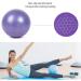 XIECCX Mini Yoga Ball 9 Inch - Home Exercise Pilates Therapy Balance Barre Equipment - Core Stability Training for Physical Fitness - Black - Buy Online on SooperMarket.com