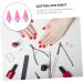 Healeved 9 Pcs Manicure Dotting Tools Studs Picker Wax Heads Wax Rhinestone Picker Wax Pencil for Rhinestones Wax Rhinestones Picker Dual Diy Jewel Picker Dotting Pen Point Acrylic Pink - Buy Online on SooperMarket.com