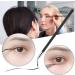Eye Makeup Gel Eyeliner Brushes Ultra Fine Bent Angled Cosmetics Brush Eyeliner Thin for Gel or Powder Eye Line - Buy Online on SooperMarket.com