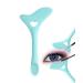 DogieLyn Reusable Multifunctional Silicone Eyeliner Stencil Winged Tip Aid Eyebrow Pencil Smoky Eyeshadow Applicators Plate Cat Shape Eye Liner Shadow Guide Template Lazy Quick Makeup Tool Blue