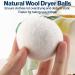 Sgnsvj 6Pcs Wool Dryer Balls- Premium Natural - Made with Wool That Replaces Dryer Sheets - Lint Remover Easy to Use 7cm - Buy Online on SooperMarket.com