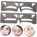 Baluue 2pcs Eyebrow Ruler Brow Guide Template Eyebrow Tools Brow Mapping Eyebrow Tracer Stainless Steel 20x4.8cm As Shown - Buy Online on SooperMarket.com