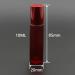 Kesell 10ml Glass Essential Oil Roller Bottles - Set of 10 Red Roller Balls - Buy Online on SooperMarket.com