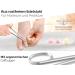 Extra Long Toenail Scissors for Seniors - Angled Pointed Nail Cutter & Foot Care Set (16 cm) | Ideal for Pedicures & Easy Nail Care - Buy Online on SooperMarket.com