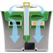 Catit Senses 2.0 Flower Fountain | Green Cat Drinking Water Fountain - Buy Online on SooperMarket.com