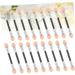 Healeved 50pcs Brush Eyeshadow Eye Makeup Make up for Face Eyeshadow Brush Kit 8x1cm Pink - Buy Online on SooperMarket.com