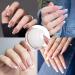 2PCS Nail Seal Stamp Silicone Stamper Heads for French Tips Manicure - Red & Colorful - Buy Online on SooperMarket.com