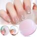 Hiraith 4.2 cm Silicone Nail Art Stamping Set with Lid and Scraper DIY French Nail Stamp Nail Stamp for Nails Stamping Varnish Kit 4.2CM Rosa - Buy Online on SooperMarket.com