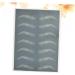 Hemoton 1 Sheet Eyebrow Microblading Eye Brow Practice Skin Eyebrow Training Skin Practice Tools - Buy Online on SooperMarket.com