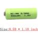 12 Pack 1.2V Ni-Mh 2/3AA Rechargeable Batteries - 400mAh Button Top for Solar Lights Shavers & Toothbrushes - Buy Online on SooperMarket.com