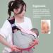 HINATAA Breathable Baby Sling | Adjustable Baby Carrier Wrap for 0-36 Months | Quick Dry & Thick Shoulder Straps | Grey - Buy Online on SooperMarket.com