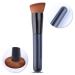 Flat Top Kabuki Foundation Brush for Liquid, Cream, Powder Makeup - Travel Size Blue Face Brush - Buy Online on SooperMarket.com