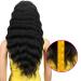 JOEDIR PERCOIS Lace Front Wigs 60cm - Long HD Transparent Synthetic Wig for Women - 130% Density Black Hair - Buy Online on SooperMarket.com