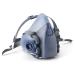 3M Reusable Respirator Half Face Piece 7502 Use with Bayonet Cartridges/Filters (Not Included) for Gases Vapors Dust Medium Size