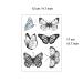Realistic Black Butterfly Temporary Tattoo Stickers - Waterproof Fake Tattoos for Women | Party Favors & Themed Decor - Buy Online on SooperMarket.com