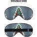 Christmas Tree and Red Ball Print Double-Sided Eye Mask Soft and Light Blocking for Enhancing Sleep Quality - Buy Online on SooperMarket.com