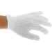Exfoliating Peeling Bath Gloves - White 1 Pair (2 Pieces) for Spa-Like Skin Care | Fast International Shipping - Buy Online on SooperMarket.com