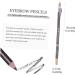 FOYTOKI 8pcs Beauty Eyebrow Pen Eyebrow Pencil Wooden Makeup Accessories 1 count (Pack of 1) Coffee - Buy Online on SooperMarket.com