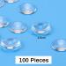 Acmer 1 inch/25mm Clear Glass Dome Cabochons - 100 Pieces for Photo Pendant Jewelry Making - Buy Online on SooperMarket.com