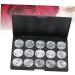 Healvian 2pcs 15 Empty Cosmetic Case Empty Eyeshadow Case Empty Makeup Travel Makeup Case Eyeshadow Palette 1 count (Pack of 1) Silverx2pcs - Buy Online on SooperMarket.com